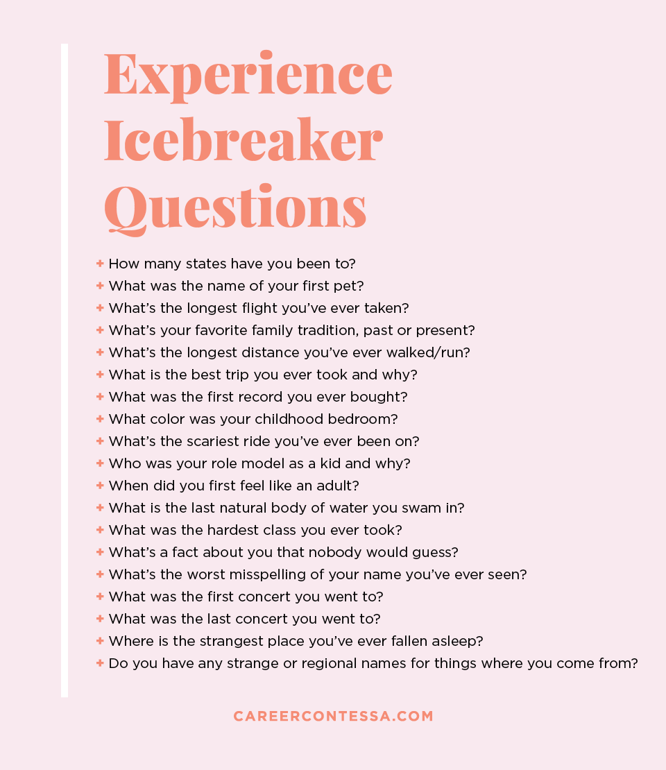 Ice Breaker Questions For Work Would You Rather At Elizabeth Phelps Blog