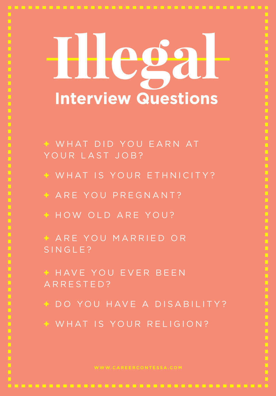 8 Entirely Illegal Interview Questions That You Don t Need To Response 