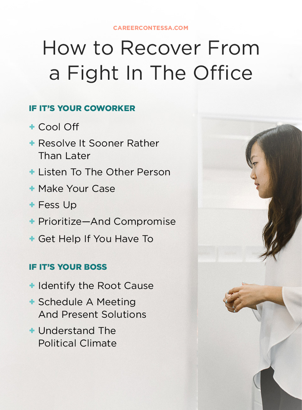 How to deal with co-worker conflicts in the workplace