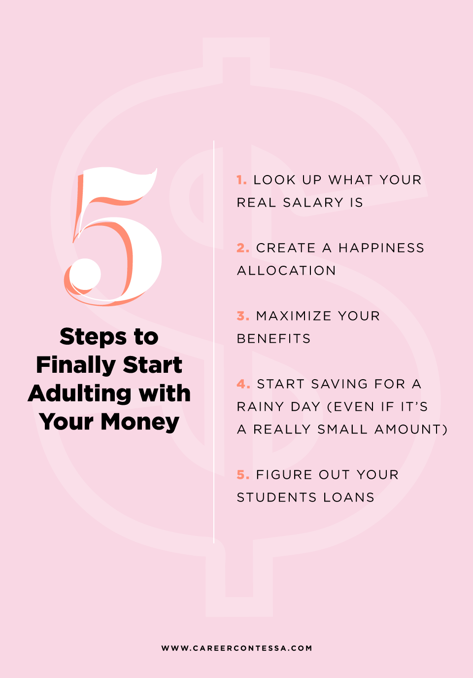 Financial Adulting—A 5-Step Guide to Adulting with Your Money | Career ...