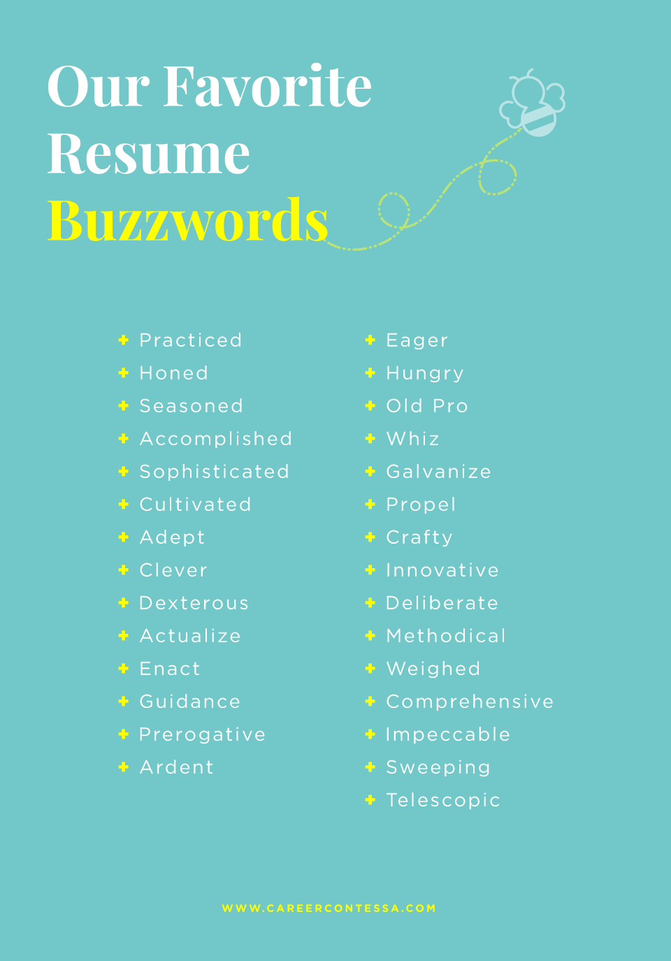 113 Resume Buzzwords What To Use And What To Avoid Career Contessa